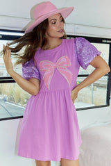 Coquette Dress in Swifty Lavender Haze