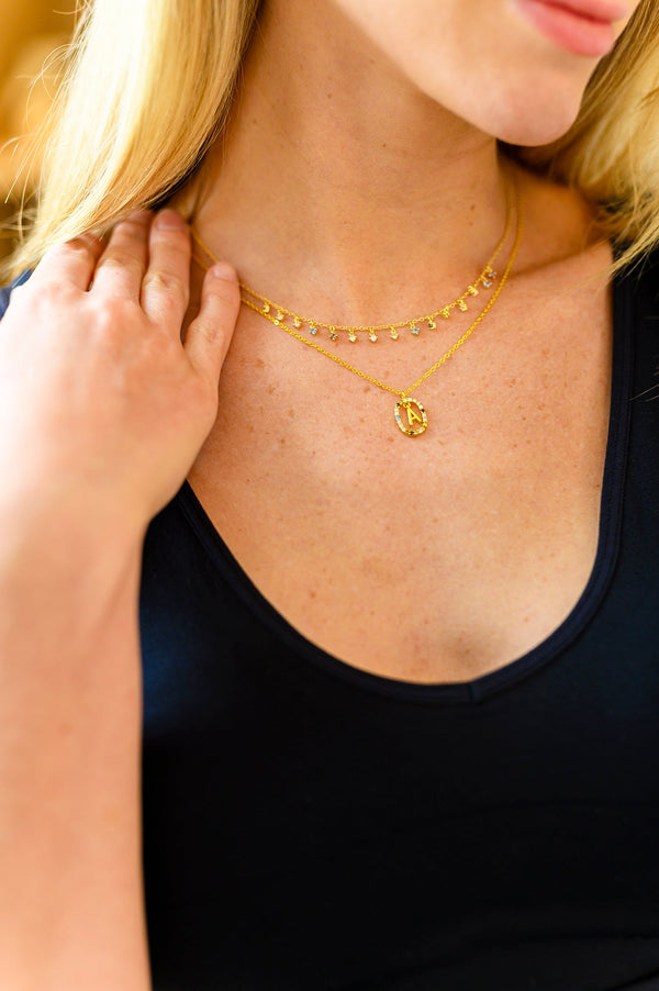 18k Gold Linda Gems Pendant Necklace