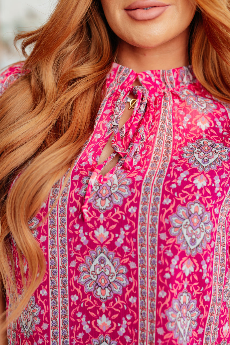 Moments Like This V-Neck Bell Sleeve Blouse -SALE- Size 1XL Left