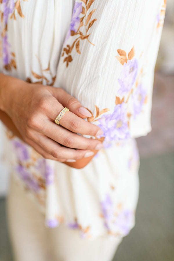 18k Gold Perfect Pearlescence Ring