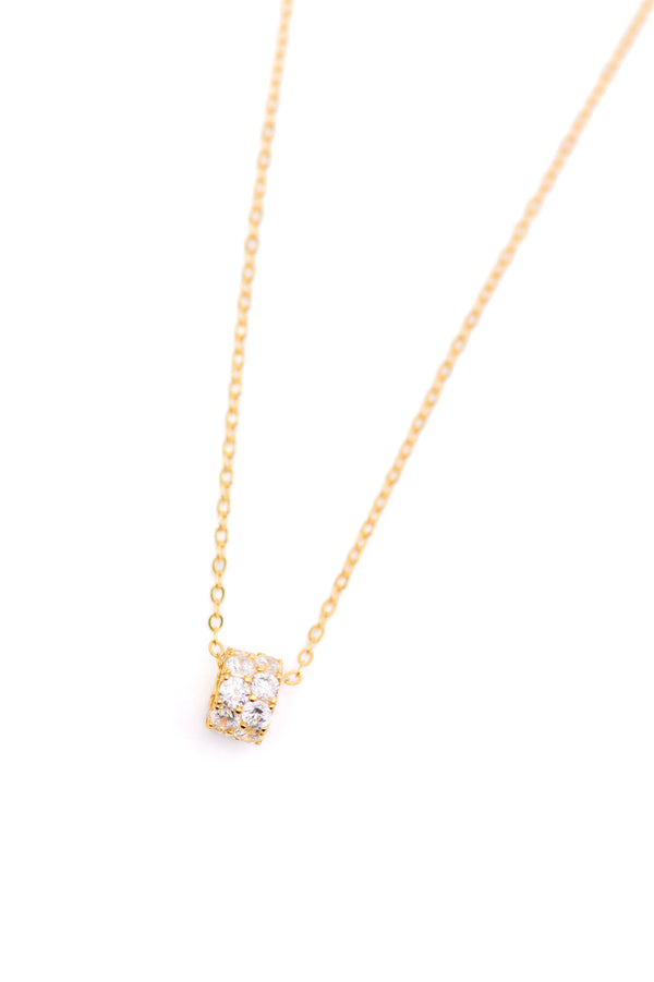 14K Gold Stolen Kiss Necklace